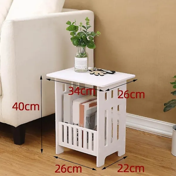 Småbord>Nordisk Modern Stil Kaffebordsbord Sängbord Mini Sängbord Te Bord Förvaring Nattbord