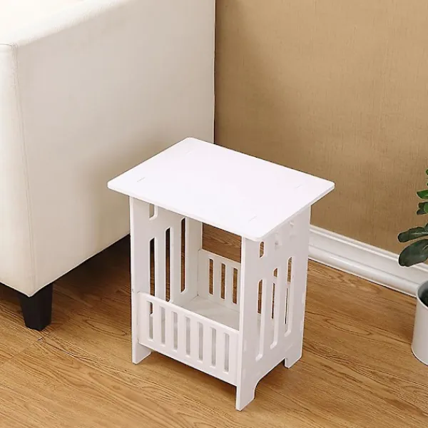 Småbord>Nordisk Modern Stil Kaffebordsbord Sängbord Mini Sängbord Te Bord Förvaring Nattbord
