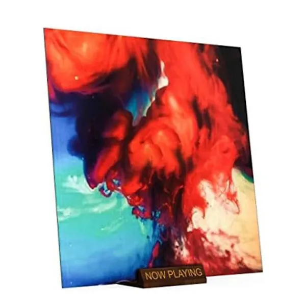 Hyllor>Nu Spelar Vinylskivställ Vinylskivhållare Display Träställ För Album S (FMY)