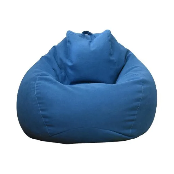 Sittsäckar>Ny design extra stora sittsäckar Sofföverdrag inomhus Lazy Lounger för vuxna barn Hotsale Hög kvalitet Blå 90 * 110cm_ca Blå 90 * 110cm
