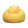 Sittsäckar>Ny Extra Stor Sittsäck Fåtölj Sofföverdrag Inomhus Lazy Lounger För Vuxna Barn Kampanjpris Gul 80 * 90cm[GKS]