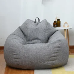 LAIQIANKUA Sittsäckar>Ny extra stor sittsäcksstolar Soffa Cover inomhus Lazy Lounger För Vuxna Barn Kampanjpris 90 * 110cm