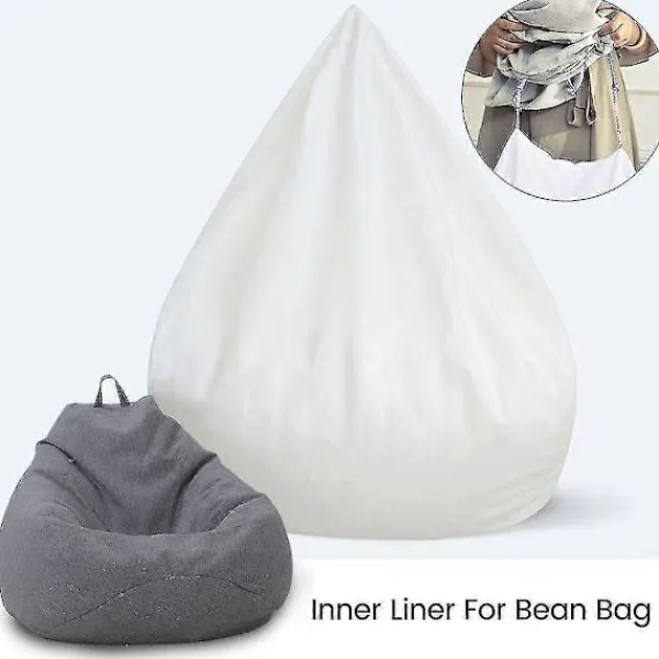 Sittsäckar>Ny Innerfoder för Bönpåse Stol Coer Stor Enkel Rengöring Soffa Säte 100x120cm