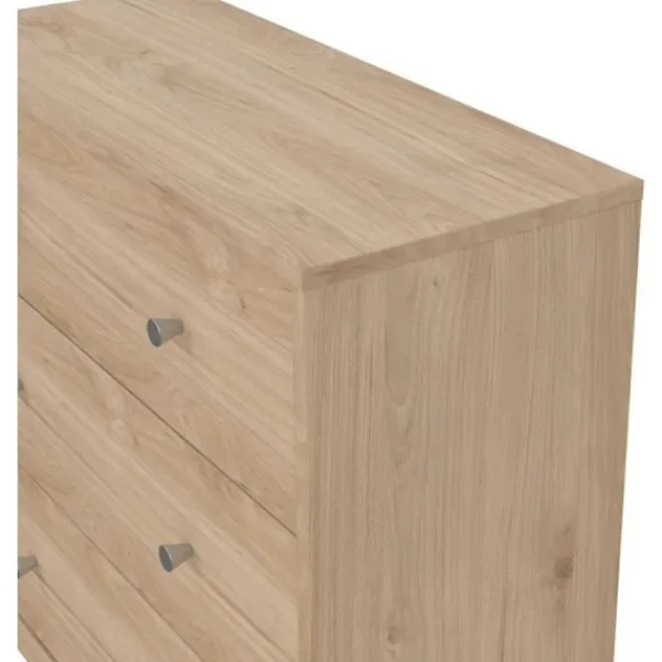 AUCUNE Byråer>OREGON byrå 3 lådor - Ekdekor - L 72 x D 30 x H 68 cm
