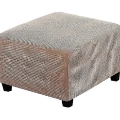 Sittpuffar>Ottomanöverdrag, Jacquard Rektangulära Pallöverdrag, Mjuk Elastisk Botten Halkfri Gåva