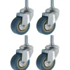 Stolar>4-pack 360° Möbelhjul 75mm M10 Kraftiga Svängbara Hjul
