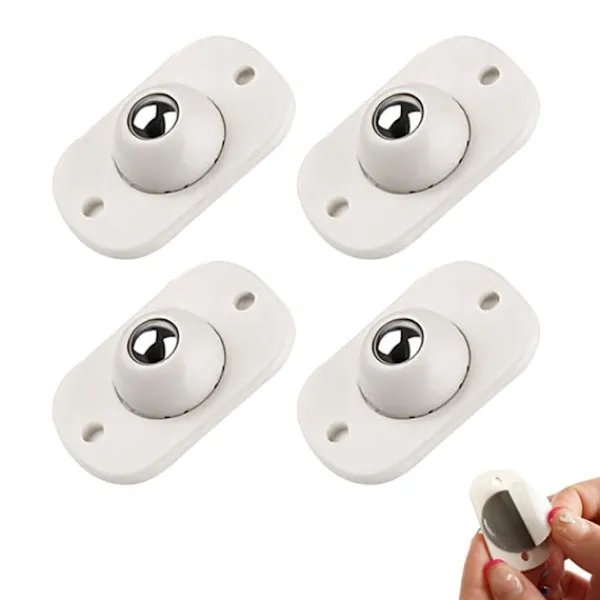 Stolar>4-Pack - Självhäftande Hjul / Möbelhjul - Mini