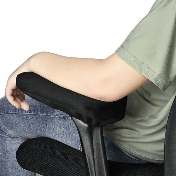 Kontorsmöbler>2-pack ergonomiska armstöd i memory foam för stolar, bekväma armstöd för kontorsstolar