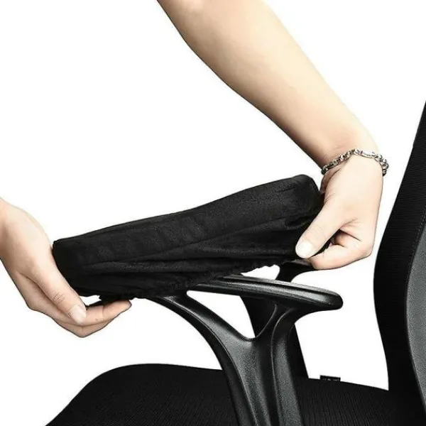 Kontorsmöbler>2-pack ergonomiska armstöd i memory foam för stolar, bekväma armstöd för kontorsstolar