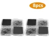 Pallar>8-pack halkfria möbelbensplattor för bord, skrivbord, säng, soffa och stolar (transparent vit)