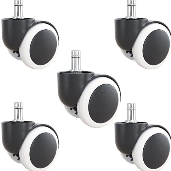 Kontorsmöbler>5-Pack Hjul till Kontorsstol - 11 mm Svart