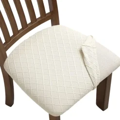Matgrupper>6-pack Jacquard Stretch Stolsöverdrag för Matsal, Avtagbara & Tvättbara [ZHE]