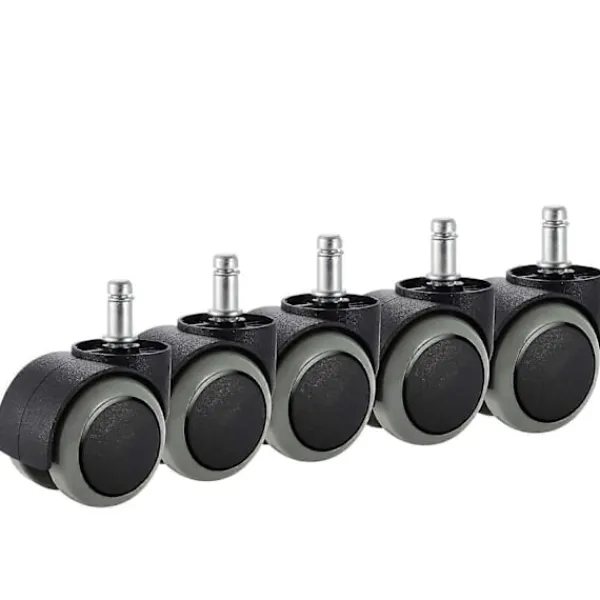 Kontorsmöbler>5-pack kontorsstolshjul, kompatibla med IKEA-stolar (10 mm x 22 mm) Kraftiga