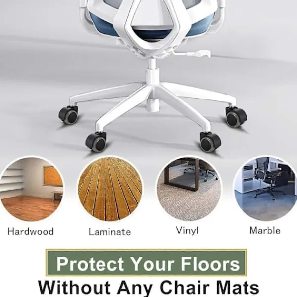 Kontorsmöbler>5-pack kontorsstolshjul, kompatibla med IKEA-stolar (10 mm x 22 mm) Kraftiga