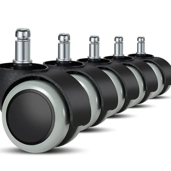 Kontorsmöbler>5-pack kontorsstolsrullar 11mm / 22mm ersättning hårt golv för spelstolar, snurrstolar, pr