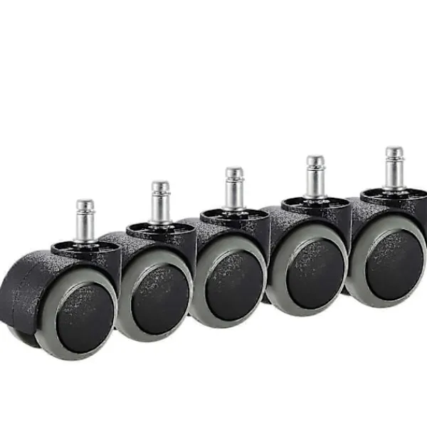 Kontorsmöbler>5-pack Kraftiga Hjul för Kontorsstolar för IKEA Stolar (10mm x 22mm) - Smidiga Ersättningshjul
