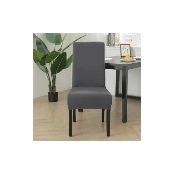 Stolar>6-pack tvättbara universal stolsöverdrag i stretch-mikrofiber