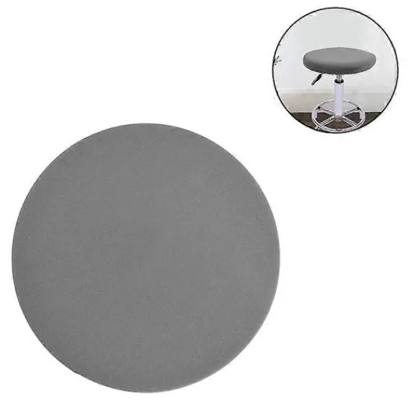 Stolar>2-pack Tygbeklädnad Kontorsmöbler Tillbehör Pallöverdrag Rund Barpallöverdrag - Supermjukt Tvättbart Elastiskt Pallöverdrag