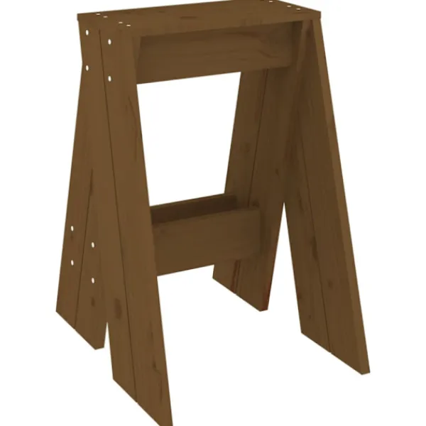 vidaXL Pallar>Pallar 2 st honungsbrun 40x40x60 cm massiv furu