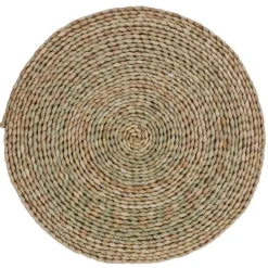 Sittpuffar>2PCS Rustik Rund Pouf Tatami Kudde Fönsterdyna Matta för Heminredning Yoga