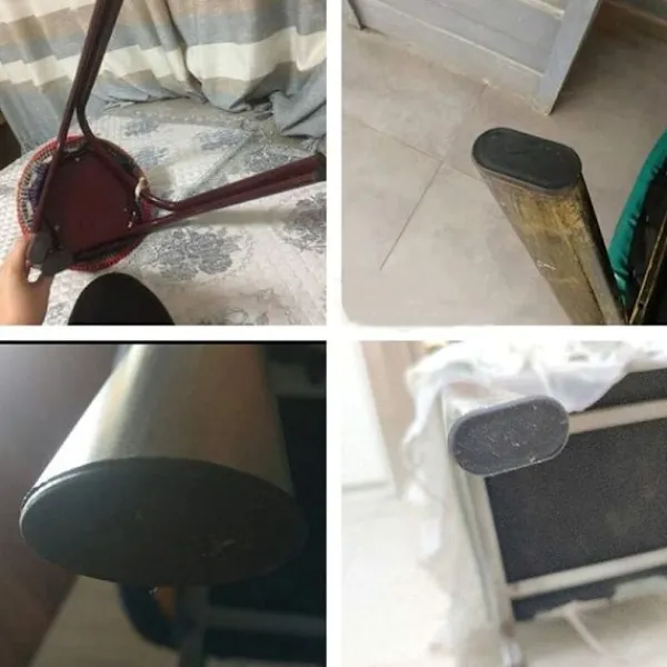 Stolar>Plastlock för möbelben, ovala plaststolsbensskydd, oval rörplugg för möbelben, studsmatta, skåp, stol, 20 stycken (20x40mm)