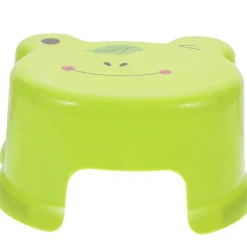 Pallar>Plastpall fotpall tecknad mönster liten pall vardagsrum badrum pall (22.5X20cm, grön)