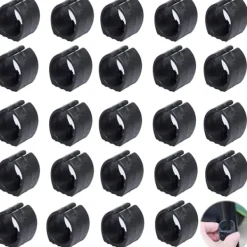 Stolar>Plaststolsrörsklämma, U-formad stolbensskydd, stolbensskydd, rundrörsskydd 24 st (25 mm)