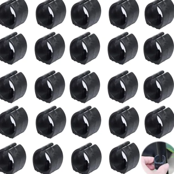 Stolar>Plaststolsrörsklämma, U-formad stolbensskydd, stolbensskydd, rundrörsskydd 24 st (25 mm)