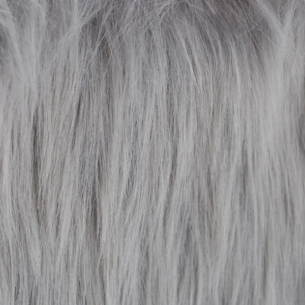 B2X Pallar>Pälspall Faux Fur Grå