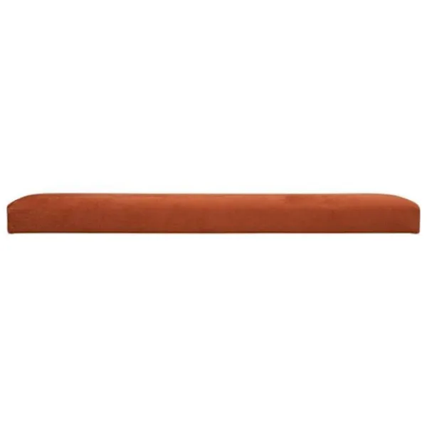 ATMOSPHERA CRÉATEUR D'INTÉRIEUR Sittpuffar>Puff fällbar dubbel "Lilou" i sammet 76x38cm amber - Atmosphera inredningsdesigner