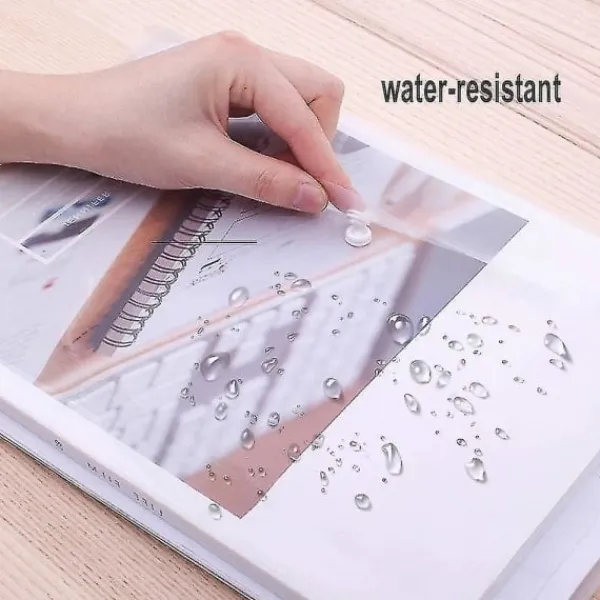 Kontorsmöbler>QU/A5 Plastfickor Transparenta - 24 Fack Polypropylen Dokumentmapp Gåva