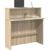 vidaXL Kontorsmöbler>Receptionsdisk Sonoma Ek 100x50x103,5 cm konstruerat trä