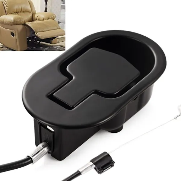 Fåtöljer>Recliner Ersättningsdelar - Universal Svart Metall Drag Recliner Handtag Med Kabel - Passar Ashley Och Stora Recliner Märken Soffa Stil Drag Stol Rele | Fyndiq