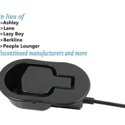 Fåtöljer>Recliner Ersättningsdelar - Universal Svart Metall Drag Recliner Handtag Med Kabel - Passar Ashley Och Stora Recliner Märken Soffa Stil Drag Stol Rele | Fyndiq
