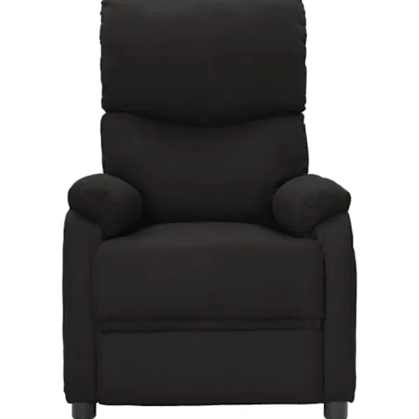 vidaXL Fåtöljer>Reclinerfåtölj svart tyg