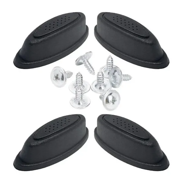 Kistor & Koffertar>Resväska bottenstöd fötter resväska fötter pad premium ersättningsfot resväska botten stativ för alla resväskor Black 5.9cmx2.1cmx1.8cm