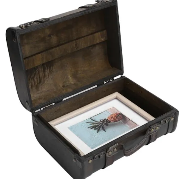 Kistor & Koffertar>Retro Smyckeskrin Örhänge Halsband Organizer Fodral Heminredning Fotorekvisita