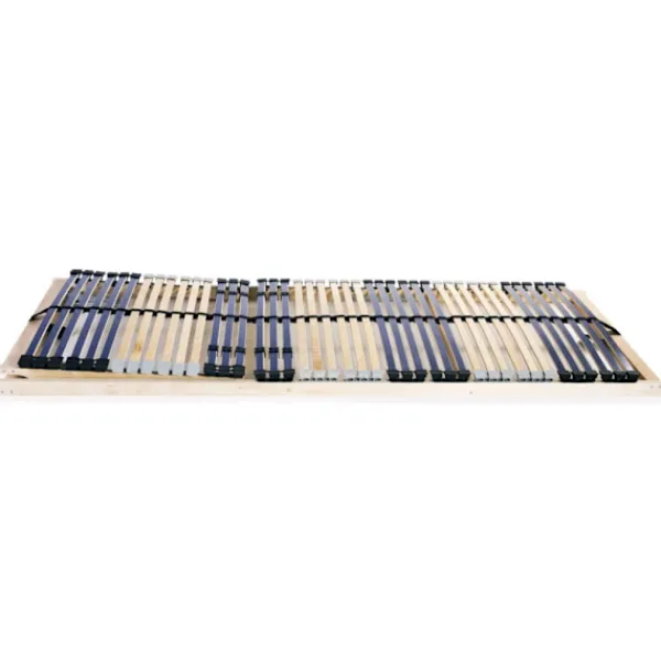 vidaXL Sängar>Ribbotten utan madrass med 42 ribbor 7 zoner 80x200 cm