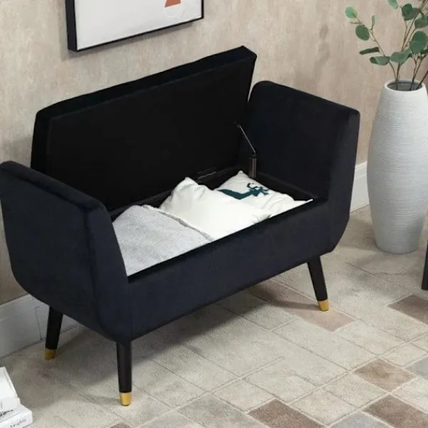 Rootz Living Sittpuffar>Rootz Bänk - Lyxbänk - Bänk - 107 cm x 42 cm x 65 cm
