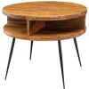 Rootz Living Småbord>Rootz bord Sheesham massivt trä - metall 60x45x60 cm bord vardag