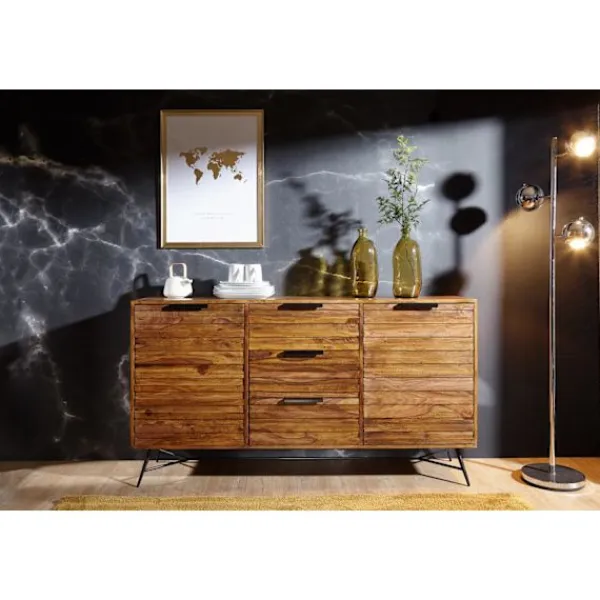 Rootz Living Sideboards>Rootz Design Skänk 160x40x88 cm Sheesham Solid Wood - Kommod med