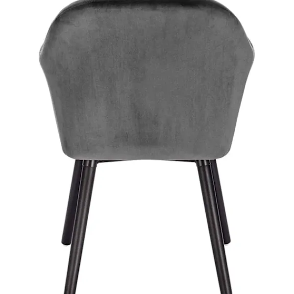 Rootz Living Fåtöljer>Rootz Ergonomic Matstol - Bekväma sittplatser - Snygga möbler - Sammetsklädd - Lätt att montera - Stöder upp till 120 kg - 81 cm x 40 cm x 42 cm