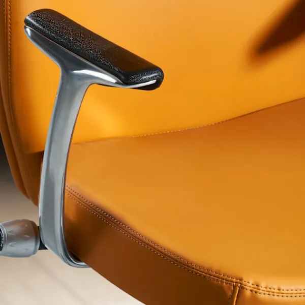 Rootz Living Kontorsmöbler>Rootz Executive Chair - Kontorsstol - Ergonomisk stol - Högkvalitativ klädsel - Armstöd i aluminium - Justerbar sitthöjd - 119cm x 74cm x 74cm