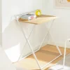 Rootz Living Kontorsmöbler>Rootz- Fällbart skrivbord Dator Skrivbord Arbetsstation Skrivbord Barn Tonåringar Skrivbord- Fällbart bord Sidobord Soffbord