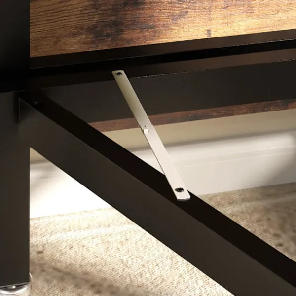 Rootz Living Matbord>Rootz folding matbord - Hollfällbart - utrymmebesparande - rymmer 6 personer - 120 cm x 80 cm x 73 cm - perfekt för små utrymmen - hjul & bromsar