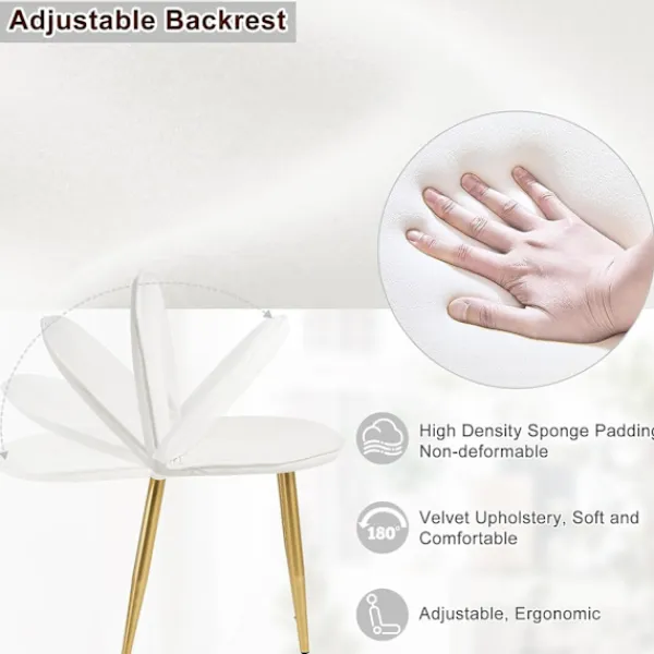 Rootz Living Sminkbord>Rootz justerbart sminkbordsset - Sminkbord med pall - Sminkbord med LED-spegel - Ergonomisk komfort - Gott om förvaring - Robust design - 100 cm x 122 | Fyndiq