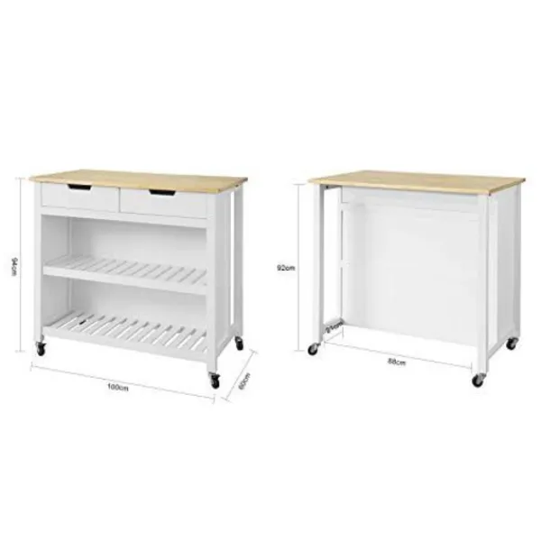 Rootz Living Köksö>Rootz Kök Förvaringsvagn Kök Förvaringshylla Kök Frukost Matsal Barbord