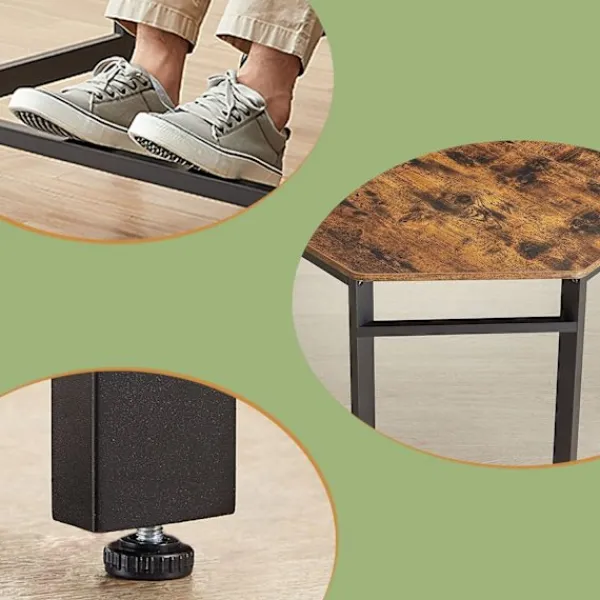 Rootz Living Kontorsmöbler>Rootz L -formad datorskrivbord - Office Desk - Gaming Desk - Space Saving - 138cm x 138 cm x 75 cm