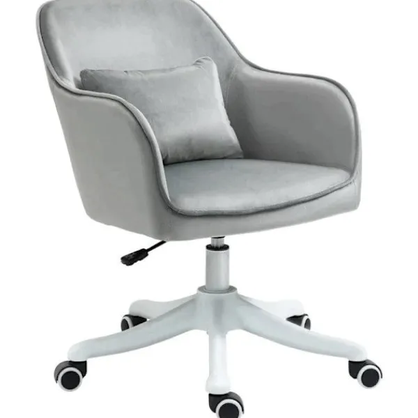Rootz Living Kontorsmöbler>Rootz Massage Kontorsstol - Kontorsstol - Stol - Höjdjusterbar - Grå - 55 cm x 65 cm x 89 cm