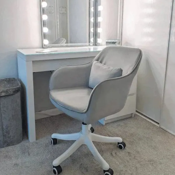Rootz Living Kontorsmöbler>Rootz Massage Kontorsstol - Kontorsstol - Stol - Höjdjusterbar - Grå - 55 cm x 65 cm x 89 cm